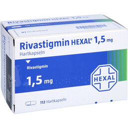 Abbildung: Rivastigmin Hexal 1,5 mg Hartkapseln 112 St, Hartkapseln PZN 09266768
