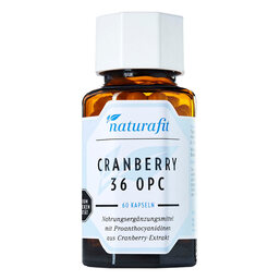 Abbildung: Naturafit Cranberry 36 OPC Kapseln 60 St, Kapseln PZN 09269413