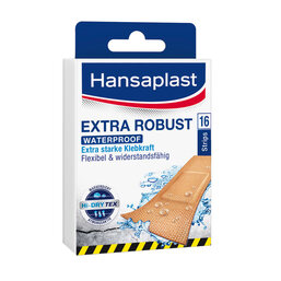 Abbildung: Hansaplast extra robust waterproof Pflaster Strips Pflaster, 16 St PZN 09272792