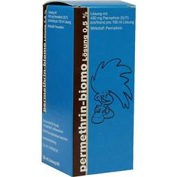 Abbildung: Permethrin biomo Lösung 0,5% 50 ml, Lösung PZN 09276229