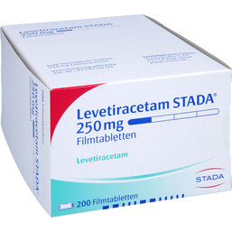 Abbildung: Levetiracetam STADA 250 mg Filmtabletten 200 St, Filmtabletten PZN 09277826