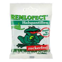 Abbildung: Remlofect Halspastillen zuckerfrei eukalypt.frisch Pastillen, 50 g PZN 09285257