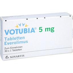 Abbildung: Votubia 5 mg Tabletten 30 St, Tabletten PZN 09286699