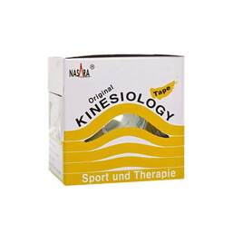 Abbildung: Nasara Kinesio Tape 5 cm x 5 m gelb inkl.Spenderbox Pflaster, 1 St PZN 09288741