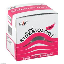 Abbildung: Nasara Kinesio Tape 5 cm x 5 m pink inkl.Spenderbox Pflaster, 1 St PZN 09288764