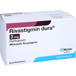 Abbildung: Rivastigmin dura 3 mg Hartkapseln 112 St, Hartkapseln PZN 09289261