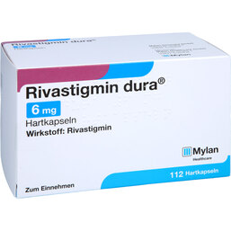 Abbildung: Rivastigmin dura 6 mg Hartkapseln 112 St, Hartkapseln PZN 09289315