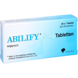 Abbildung: Abilify 5 mg Tabletten 28 St, Tabletten PZN 09294322