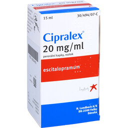 Abbildung: Cipralex 20 mg / ml Tropfen zum Einnehmen 15 ml, Tropfen zum Einnehmen PZN 09294405
