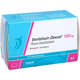Abbildung: Venlafaxin Dexcel 150 mg Retardtabletten 100 St, Retard-Tabletten PZN 09295824