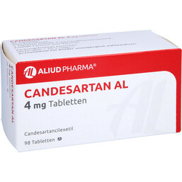 Abbildung: Candesartan AL 4 mg Tabletten 98 St, Tabletten PZN 09297711