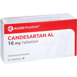 Abbildung: Candesartan AL 16 mg Tabletten 56 St, Tabletten PZN 09297763