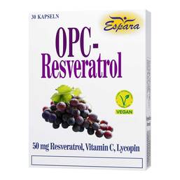 Abbildung: OPC Resveratrol Kapseln 30 St, Kapseln PZN 09297993