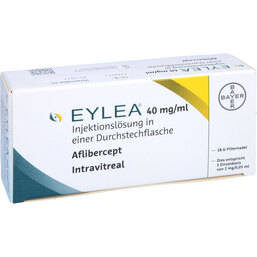Abbildung: Eylea 40 mg / ml Injektionslösung 1 St, Injektionslösung PZN 09299319