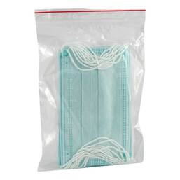 Abbildung: Mundschutz OP grün mit Gummiband mit Nasenbügel 10 St PZN 09301743