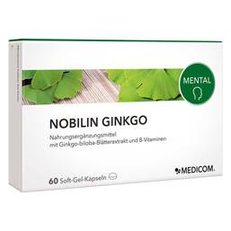 Abbildung: Nobilin Ginkgo Kapseln Kapseln, 60 St PZN 09319341