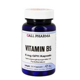 Abbildung: Vitamin B5 6 mg GPH Kapseln Kapseln, 30 St PZN 09323265