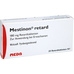 Abbildung: Mestinon retard 180 mg Retardtabletten 20 St, Retard-Tabletten PZN 09327518