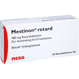 Abbildung: Mestinon retard 180 mg Retardtabletten 50 St, Retard-Tabletten PZN 09327524
