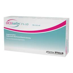 Abbildung: Ocusalin 5% UD Augentropfen 50X0.5 ml, Augentropfen PZN 09332399
