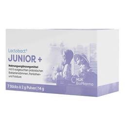 Abbildung: Lactobact Junior+ 7 Tage Beutel Beutel, 7X2 g PZN 09332790