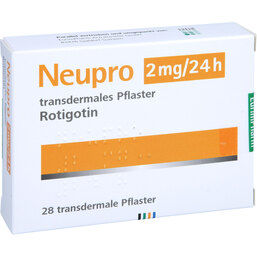 Abbildung: Neupro 2 mg / 24 h transdermale Pflaster 28 St, Pflaster transdermal PZN 09333542