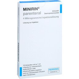 Abbildung: Minirin parenteral Injektionslösung 10 St, Injektionslösung PZN 09337876