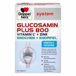 Abbildung: Doppelherz system Glucosamin Plus 800 Kapseln Kapseln, 120 St PZN 09337942