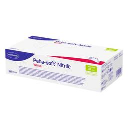Abbildung: Peha Soft nitrile white Untersuchungshandschuhe puderfrei unsteril M 100 St, Handschuhe PZN 09339036