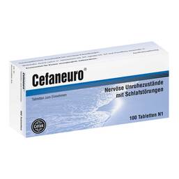 Abbildung: Cefaneuro Tabletten 100 St, Tabletten PZN 09339094