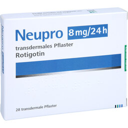 Abbildung: Neupro 8 mg / 24 h transdermale Pflaster 28 St, Pflaster transdermal PZN 09339852