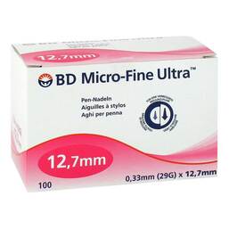 Abbildung: BD Micro-Fine Ultra Pen-Nadeln 0,33x12,7 mm 100 St, Kanüle PZN 09372884