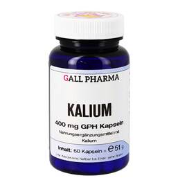 Abbildung: Kalium 400 mg GPH Kapseln Kapseln, 60 St PZN 09379886
