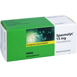 Abbildung: Spasmolyt 15 mg Filmtabletten 100 St, Filmtabletten PZN 09384798