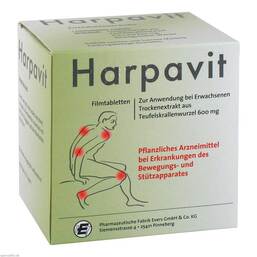 Abbildung: Harpavit Filmtabletten 100 St, Filmtabletten PZN 09385208