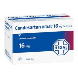 Abbildung: Candesartan Hexal 16 mg Tabletten 28 St, Tabletten PZN 09390617