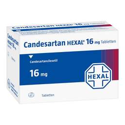 Abbildung: Candesartan Hexal 16 mg Tabletten 56 St, Tabletten PZN 09390623