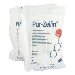 Abbildung: Pur Zellin 4x5cm steril Rolle zu 500 St. 2X500 St, Tupfer PZN 09395796