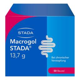 Abbildung: Macrogol STADA® 13,7 g Pulver zur Herstellung einer Lösung Pulver zur Herstellung einer Lösung zum Einnehmen, 50 St PZN 09404242