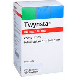 Abbildung: Twynsta 80 mg / 10 mg Tabletten 98 St, Tabletten PZN 09404259