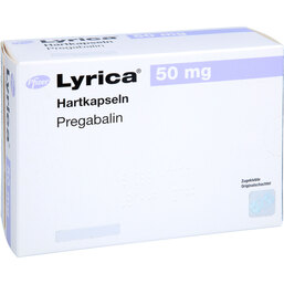 Abbildung: Lyrica 50 mg Hartkapseln 100 St, Hartkapseln PZN 09423328