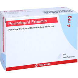 Abbildung: Perindopril Erbumin Glenmark 4 mg Tabletten 100 St, Tabletten PZN 09425801