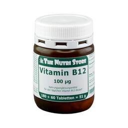 Abbildung: Vitamin B12 100 µg Tabletten Tabletten, 180 St PZN 09426249