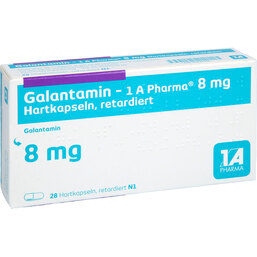 Abbildung: Galantamin 1A Pharma 8 mg Hartkapseln retardiert 28 St, Retard-Kapseln PZN 09426686