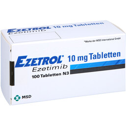 Abbildung: Ezetrol 10 mg Tabletten 100 St, Tabletten PZN 09434792