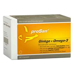 Abbildung: Prosan Ginkgo + Omega-3 Kapseln Kapseln, 90 St PZN 09435484