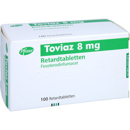 Abbildung: Toviaz 8 mg Retardtabletten 100 St, Retard-Tabletten PZN 09442509