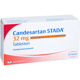 Abbildung: Candesartan STADA 32 mg Tabletten 56 St, Tabletten PZN 09443207