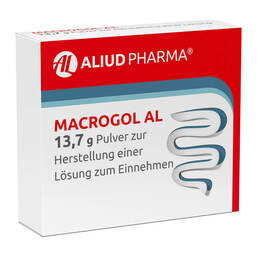Abbildung: MACROGOL AL Pulver zur Herstellung einer Lösung Pulver zur Herstellung einer Lösung zum Einnehmen, 10 St PZN 09474082