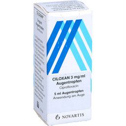 Abbildung: Ciloxan 3 mg / ml Augentropfen 5 ml, Augentropfen PZN 09476431